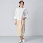 ペイズリープリント柄スリットスカート　(35107) 3枚目画像