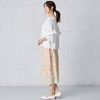 ペイズリープリント柄スリットスカート　(35107) 4枚目画像