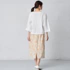 ペイズリープリント柄スリットスカート (35107) 5枚目画像