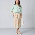 ペイズリープリント柄スリットスカート　(35107) 7枚目画像