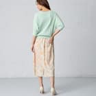 ペイズリープリント柄スリットスカート (35107) 10枚目画像