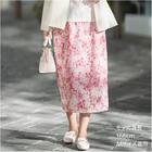 ペイズリープリント柄スリットスカート　(35107) 13枚目画像