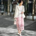 ペイズリープリント柄スリットスカート (35107) 14枚目画像