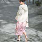 ペイズリープリント柄スリットスカート (35107) 15枚目画像