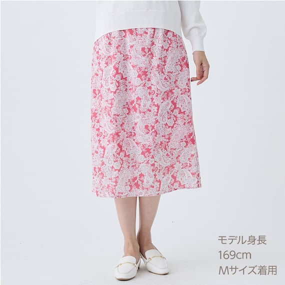 ペイズリープリント柄スリットスカート (35107) 16枚目画像