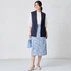 ペイズリープリント柄スリットスカート (35107) 21枚目画像