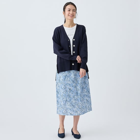 ペイズリープリント柄スリットスカート (35107) 23枚目画像