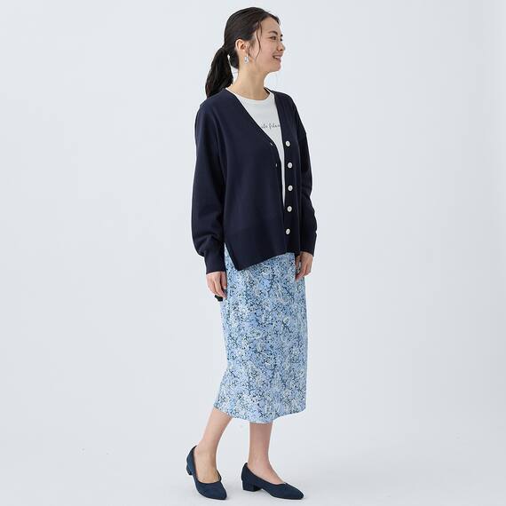 ペイズリープリント柄スリットスカート　(35107) 24枚目画像