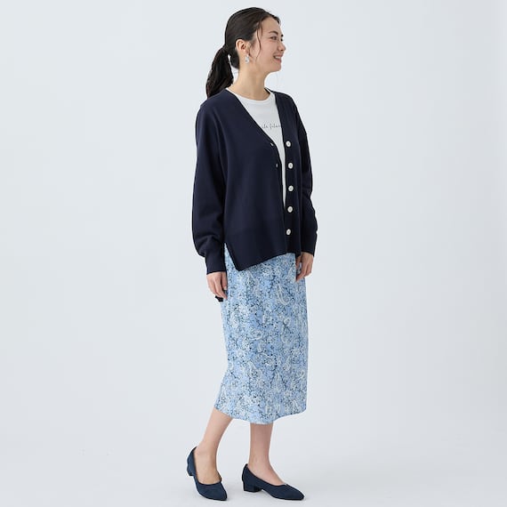 ペイズリープリント柄スリットスカート (35107) 24枚目画像