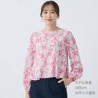 ペイズリープリント柄フレアブラウス　(55117) 5枚目画像