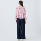 ペイズリープリント柄フレアブラウス　(55117) 8枚目画像