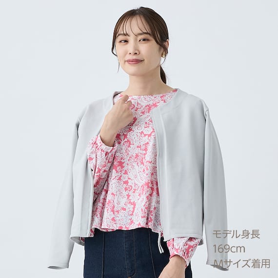 ペイズリープリント柄フレアブラウス (55117) 9枚目画像