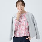 ペイズリープリント柄フレアブラウス (55117) 10枚目画像