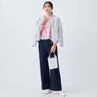 ペイズリープリント柄フレアブラウス　(55117) 11枚目画像