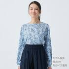 ペイズリープリント柄フレアブラウス　(55117) 12枚目画像