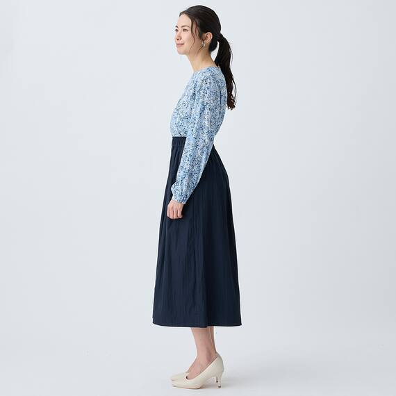 ペイズリープリント柄フレアブラウス　(55117) 14枚目画像