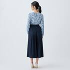 ペイズリープリント柄フレアブラウス　(55117) 15枚目画像