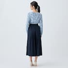 ペイズリープリント柄フレアブラウス (55117) 15枚目画像