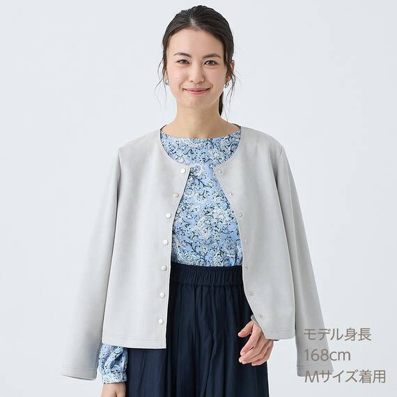 ペイズリープリント柄フレアブラウス　(55117) 16枚目画像