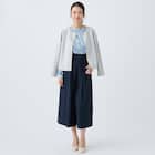 ペイズリープリント柄フレアブラウス (55117) 17枚目画像