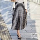 ウエストシャーリングチェックスカート (35113) 1枚目画像