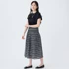 ウエストシャーリングチェックスカート (35113) 3枚目画像