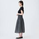 ウエストシャーリングチェックスカート　(35113) 4枚目画像