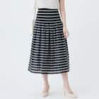 ウエストシャーリングチェックスカート (35113) 6枚目画像