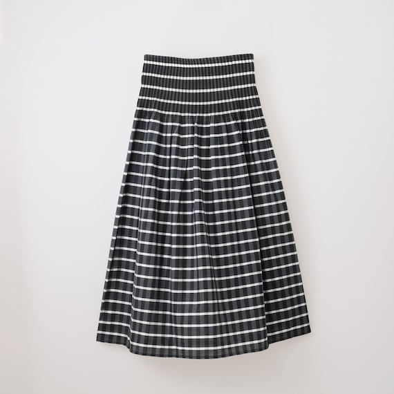 ウエストシャーリングチェックスカート (35113) 11枚目画像