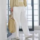 ストレッチサテンセミワイドパンツ (25122) 1枚目画像