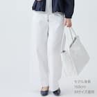 ストレッチサテンセミワイドパンツ (25122) 3枚目画像