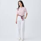 ストレッチサテンセミワイドパンツ　(25122) 8枚目画像