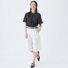 【ニトリネット先行販売】ストレッチサテンフロントタックハーフパンツ　(25123) 4枚目画像