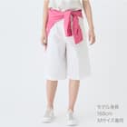 【ニトリネット先行販売】ストレッチサテンフロントタックハーフパンツ (25123) 8枚目画像