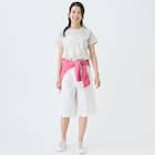 【ニトリネット先行販売】ストレッチサテンフロントタックハーフパンツ (25123) 9枚目画像