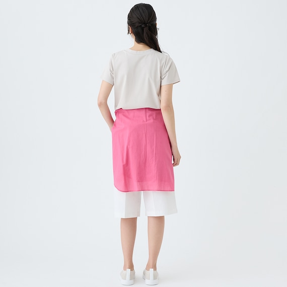 【ニトリネット先行販売】ストレッチサテンフロントタックハーフパンツ (25123) 12枚目画像