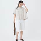 【ニトリネット先行販売】ストレッチサテンフロントタックハーフパンツ (25123) 13枚目画像