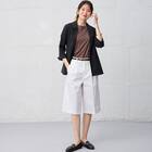 【ニトリネット先行販売】ストレッチサテンフロントタックハーフパンツ　(25123) 16枚目画像