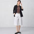 【ニトリネット先行販売】ストレッチサテンフロントタックハーフパンツ (25123) 16枚目画像