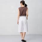 【ニトリネット先行販売】ストレッチサテンフロントタックハーフパンツ (25123) 18枚目画像