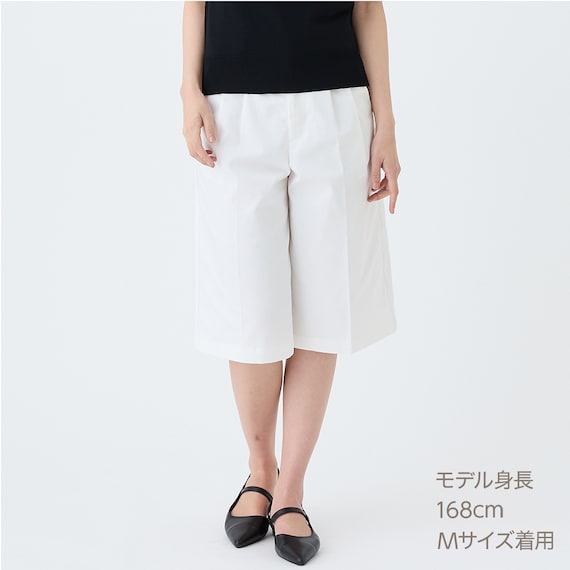 【ニトリネット先行販売】ストレッチサテンフロントタックハーフパンツ (25123) 19枚目画像