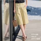 【ニトリネット先行販売】ストレッチサテンフロントタックハーフパンツ (25123) 23枚目画像