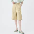 【ニトリネット先行販売】ストレッチサテンフロントタックハーフパンツ (25123) 27枚目画像