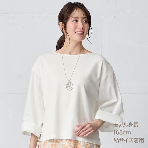 袖布帛2wayプルオーバー (65110) 3枚目画像