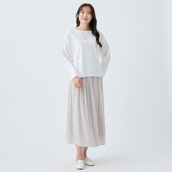 袖布帛2wayプルオーバー (65110) 6枚目画像