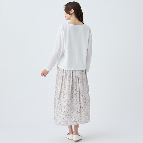 袖布帛2wayプルオーバー (65110) 8枚目画像