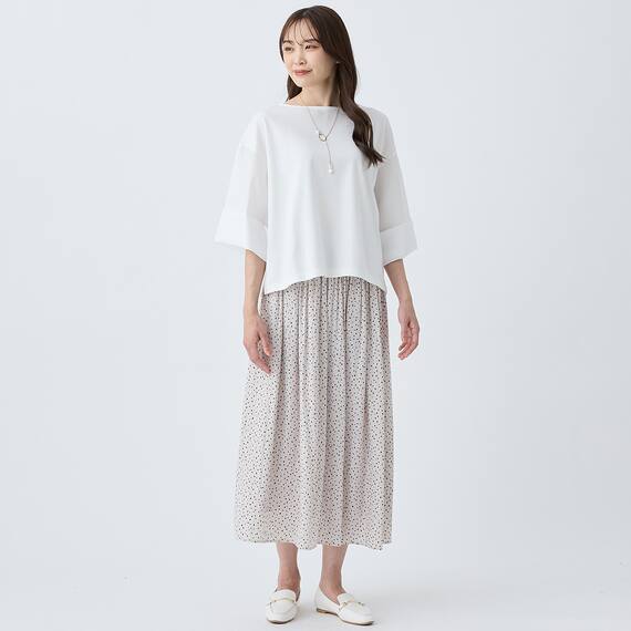 袖布帛２ｗａｙプルオーバー　(65110) 9枚目画像