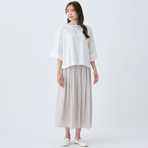 袖布帛2wayプルオーバー (65110) 9枚目画像