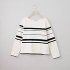 配色ボーダーニットプルオーバー (75103) 12枚目画像