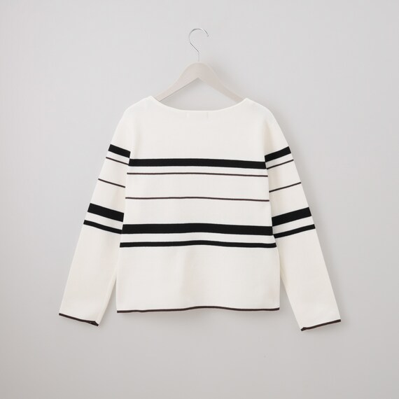 配色ボーダーニットプルオーバー (75103) 13枚目画像